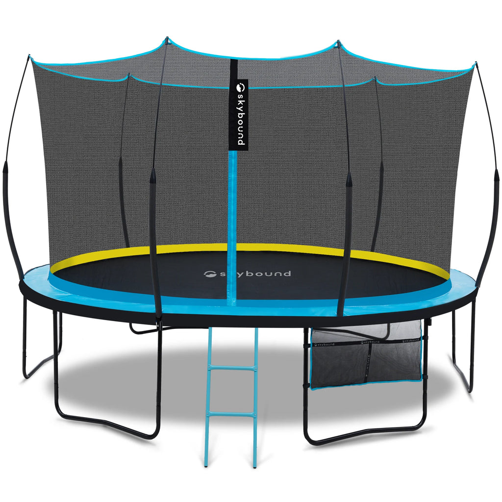 SkyBound SkyLift Curved Pole Trampoline - 14ft – Bouncy Trampolines