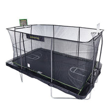 JumpKing 10' X 15' Rectangle Combo with Two Basketball Hoop  Model JK1015RCBHC2