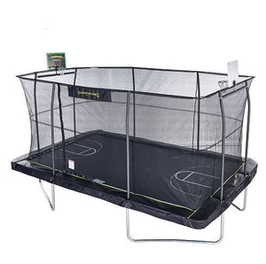 JumpKing 10' X 15' Rectangle Combo with Two Basketball Hoop  Model JK1015RCBHC2